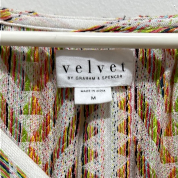 Lillian Puff Sleeve Top Medium Boho - Picture 2 of 6